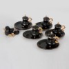 Picture of Freedom Porcelain Turkish Coffee Set - Black