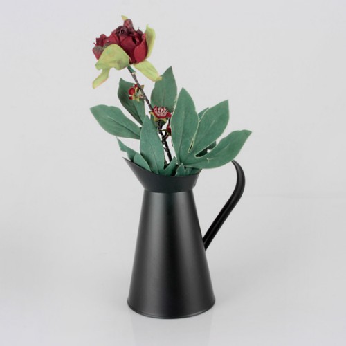 Picture of Mien Metal İtalian Vase - Black
