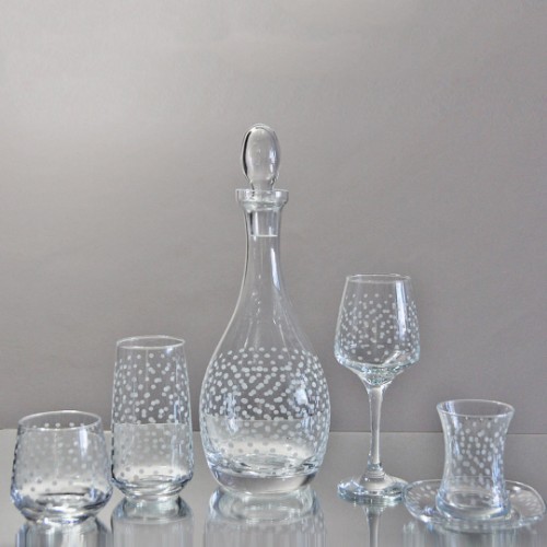 Picture of Point Crystal Glasses Set of 31 Pieces