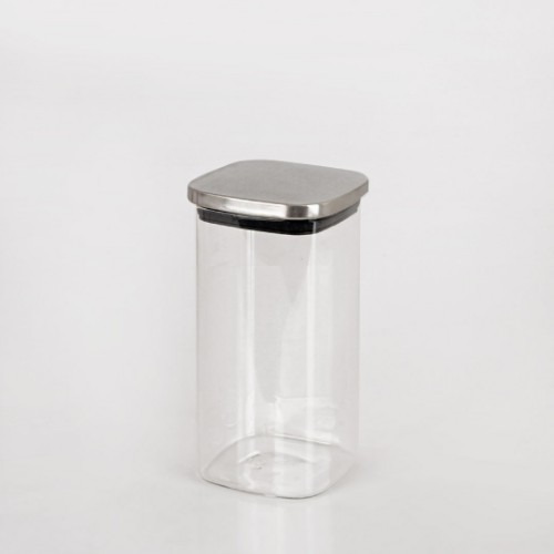 Picture of Perotti With Steel Vacuum Cover Glass Jar 10x15 cm 