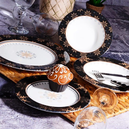 Picture of Espina 24 Pieces Porcelain Dinnerware Set