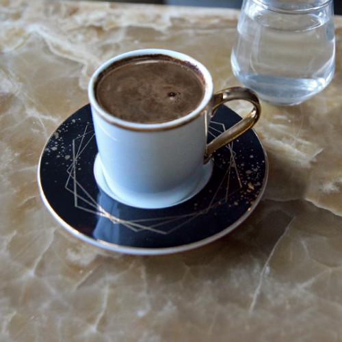 Picture of Poseidon Porcelain Turkish Coffee Set - Model B