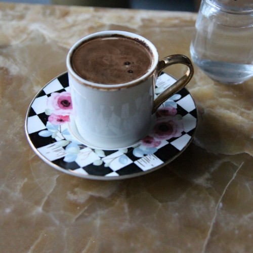 Picture of Poseidon Porcelain Turkish Coffee Set - Model A