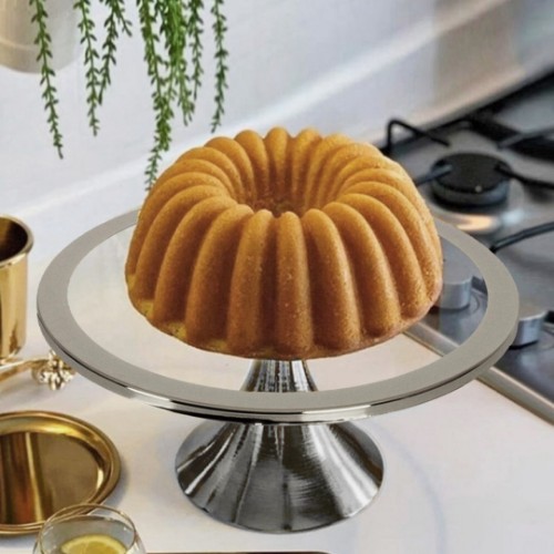 Picture of Thick Cake and Pastry Stand 30cm - Silver