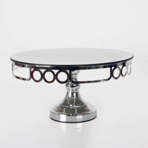 Picture of Ring Laser Cake and Pastry Stand Large Size - Silver