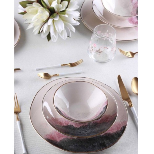 Picture of Lotus 24 Pieces Porcelain Dinnerware Set