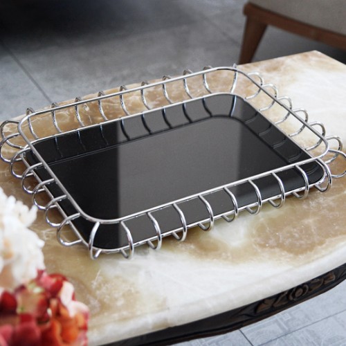 Picture of Albatros Tray Rectangle Big Size - Silver