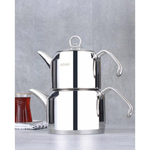 Picture of Atlas Steel Teapot Set Medium Size 