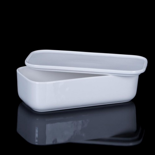 Picture of Bianco Perla Porcelain Bowl with Lid