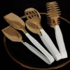 Picture of Jadore Food Tongs Set of 3 - White Gold