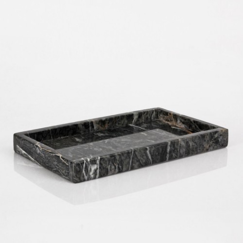 Picture of Quarry Black Marble Brimmed Serving Tray
