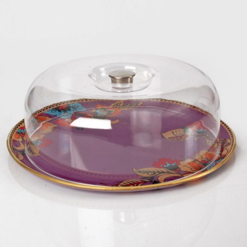 Picture of Lorena Footed Cake Stand - Purple