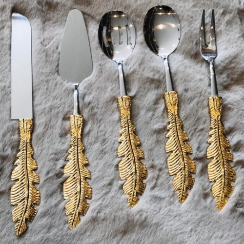 Picture of Feather Food Tongs Set of 5