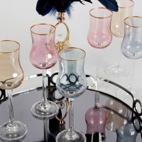 Picture of Bohemia Colibri Water Glasses Set of 6 Mix