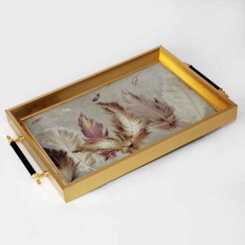 Picture of Courtly Gold Tray- MT2007-4