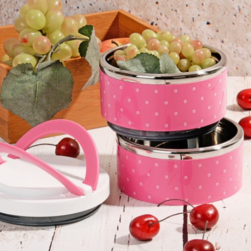 Picture of Kosova Food Thermos 2 Floored 1050 ml - Pink