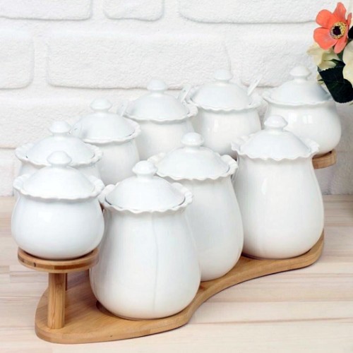 Picture of Arox Porcelain Spice Set of 9