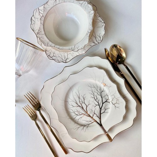 Picture of Norwood Porcelain 24 Pieces Dinnerware Set 