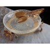 Picture of Butterfly Cracked Glass Serving Plate - Small Size 