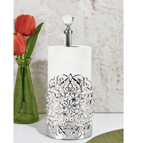 Picture of Akan Towel Holder - Silver