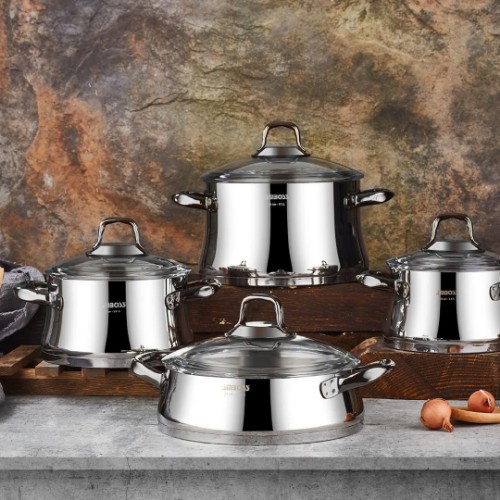 Picture of Oregon Cookware Set of 8 - Silver