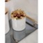 Picture of Pierre Lotus White Marble Box With Lid - 8x9 cm