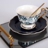 Picture of Blue Leaf Porcelain Tea Cup Set of 6