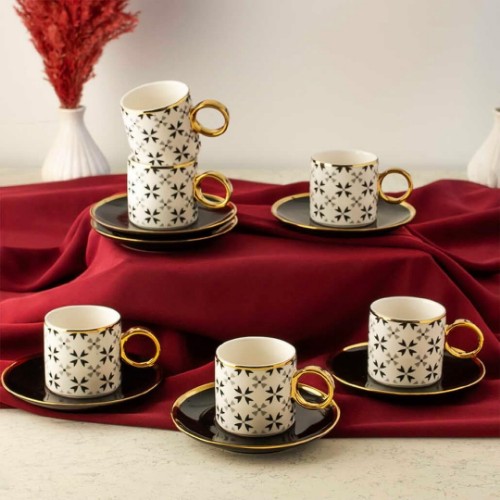 Picture of Windmill Porcelain Turkish Coffee Set of 6