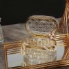 Picture of Heksagon Glass Jewelry Box - With Lid