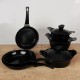 Picture of Anthony Casting Cookware Set of 9 - Black